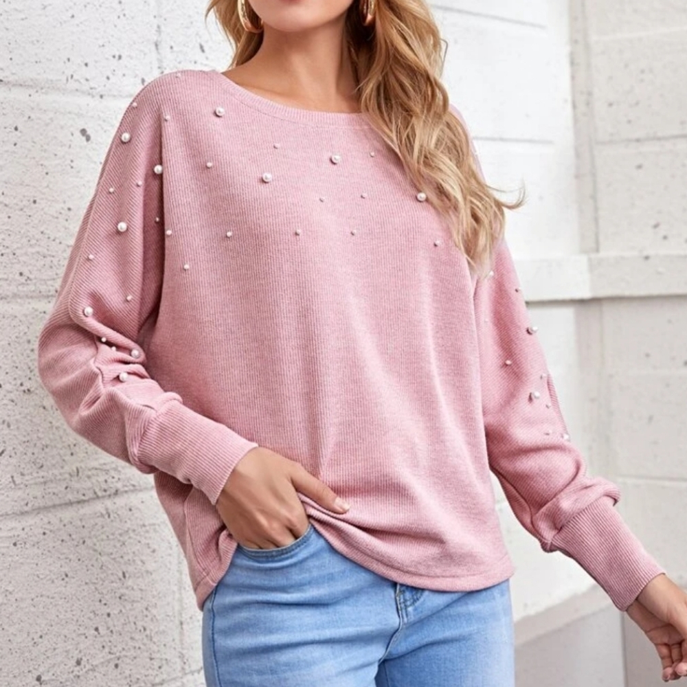 Womens pink sweater